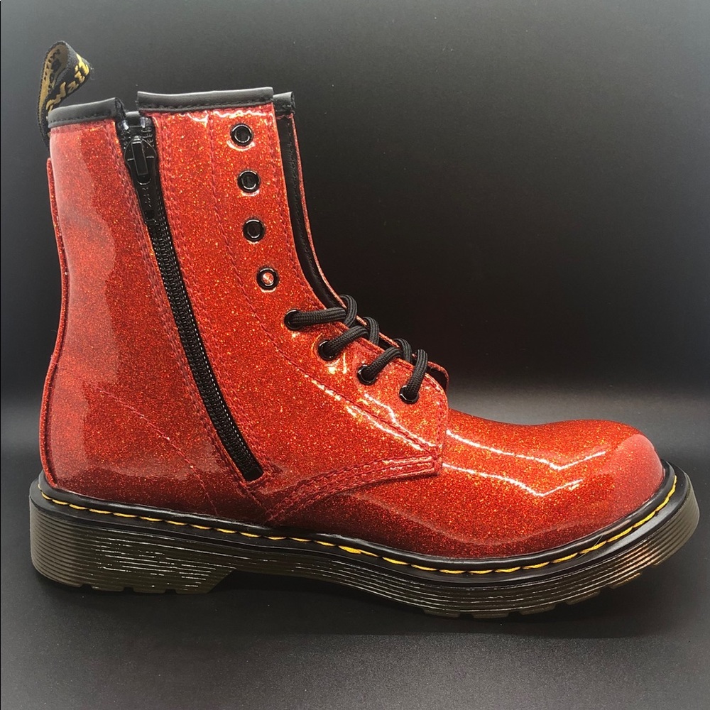 NEW Women’s Dr. Martens 1460 Glitter Side Zip Boot - Picture 4 of 8